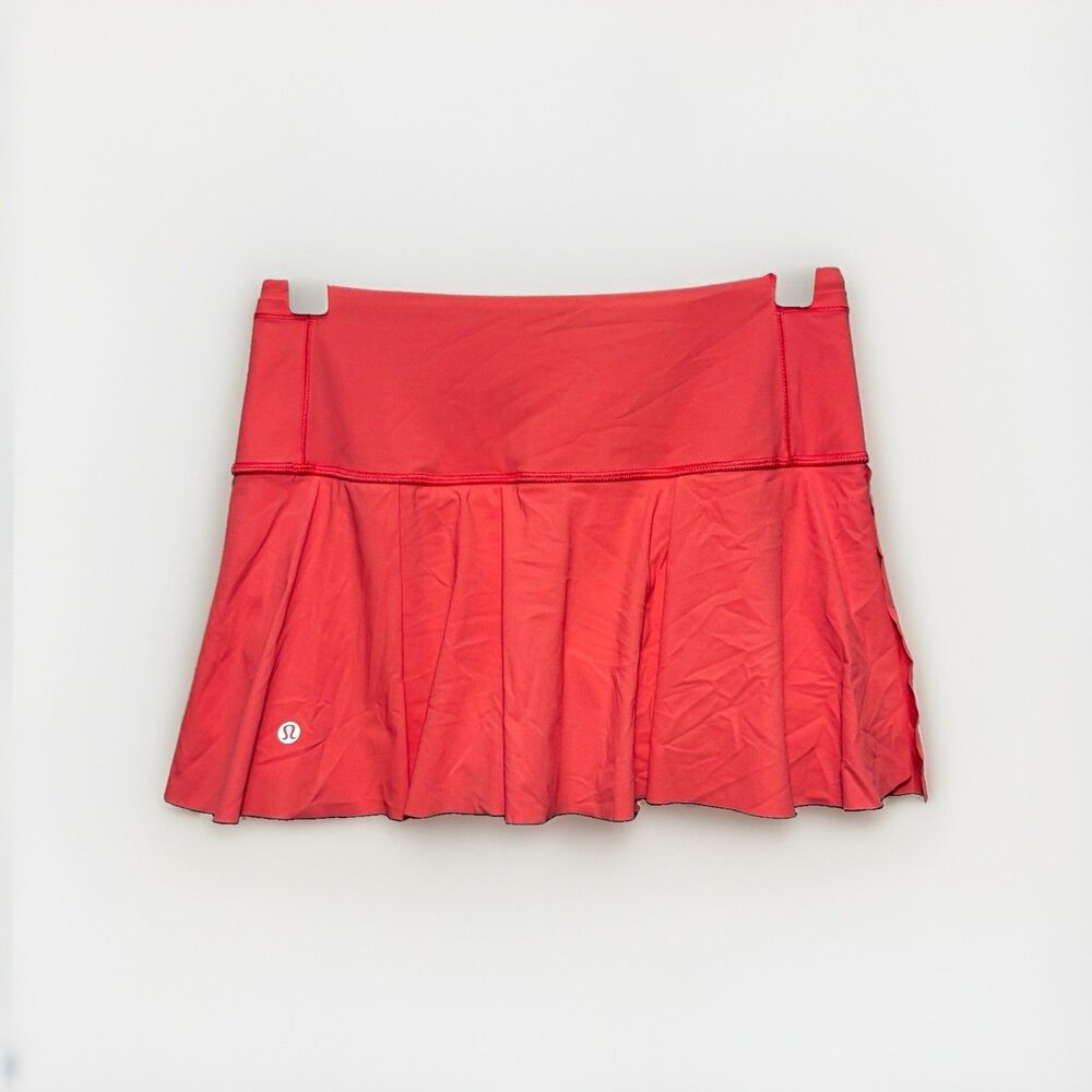 Lululemon Hit Your Stride Skirt Pink Lemonade 4 Pleated Running Skort W8514S